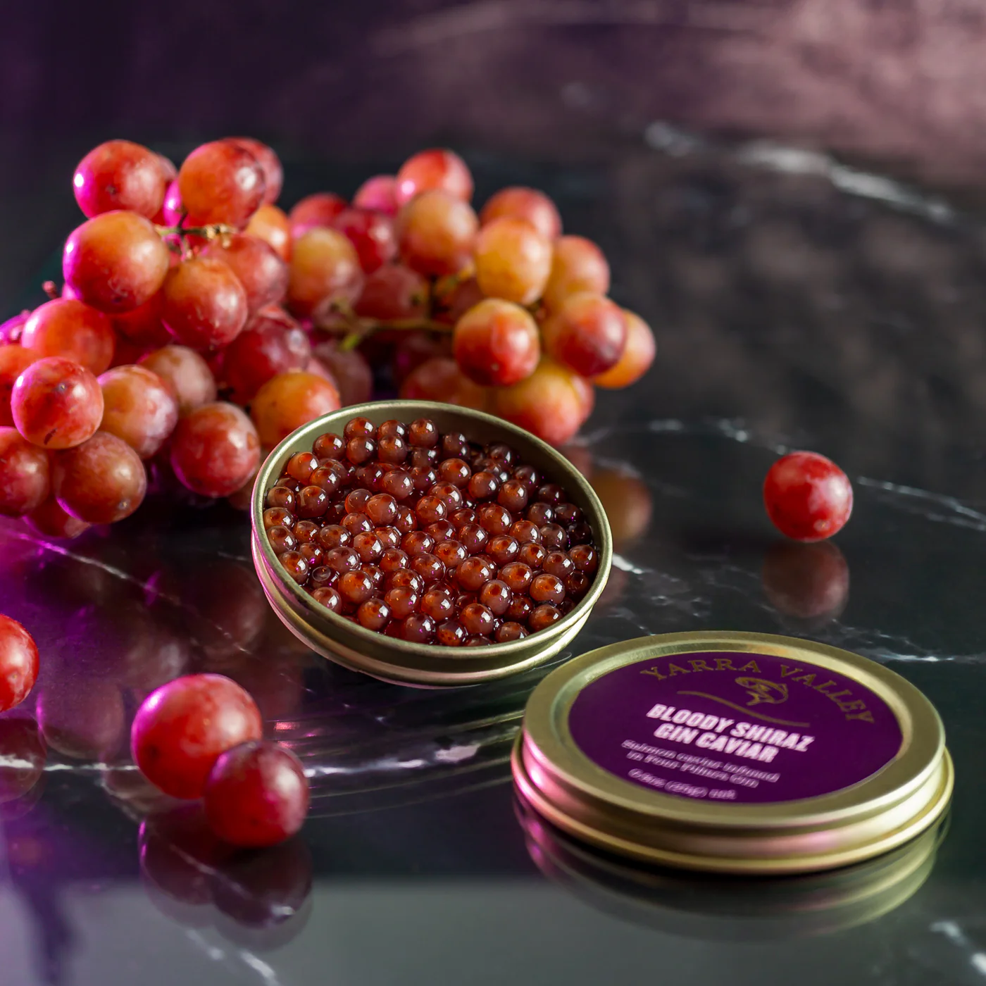 Bloody Shiraz Infused Caviar | Elevate Your Culinary Experience - Image 3