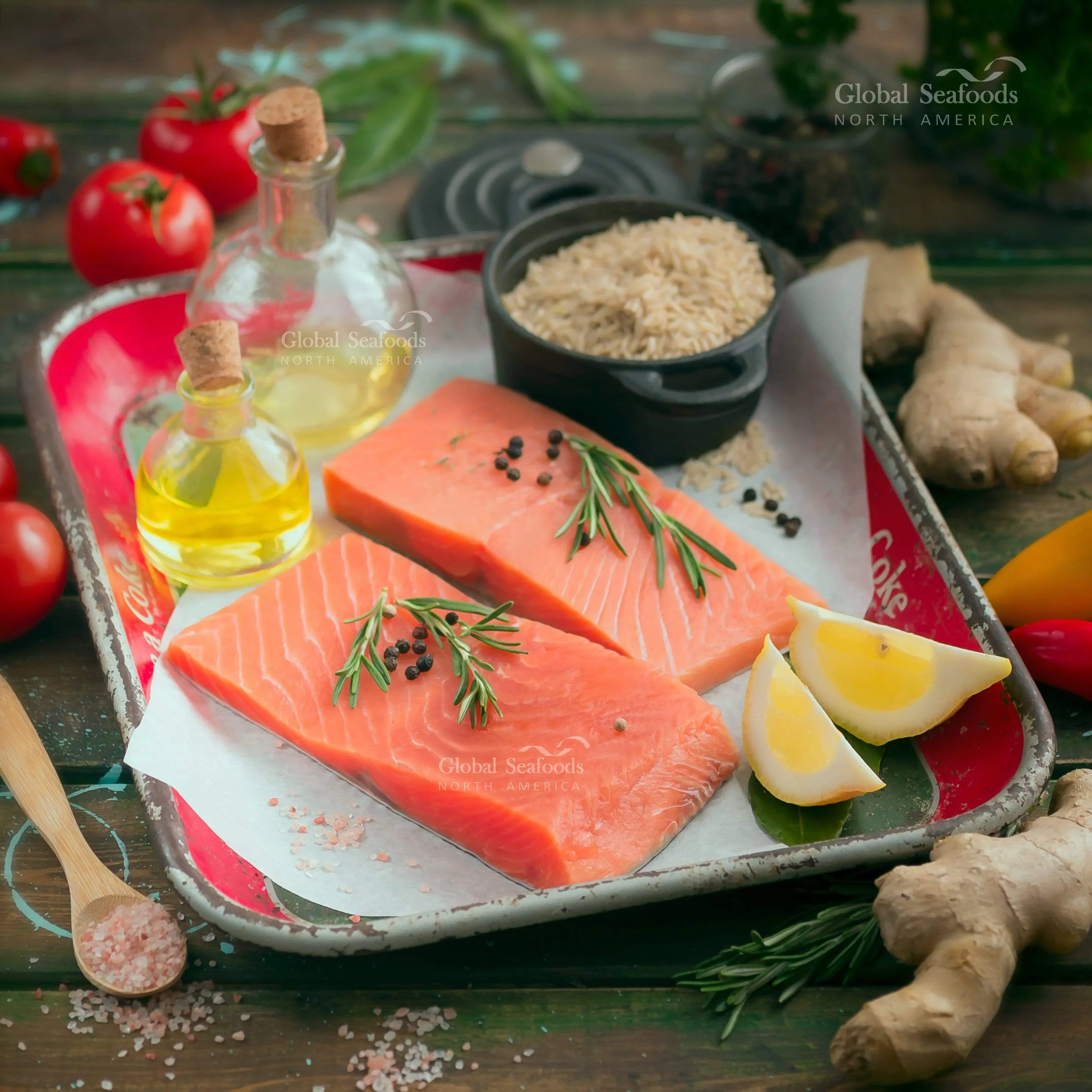 Premium Coho Salmon Fillet Portions - Fresh | Global Seafoods - Image 3