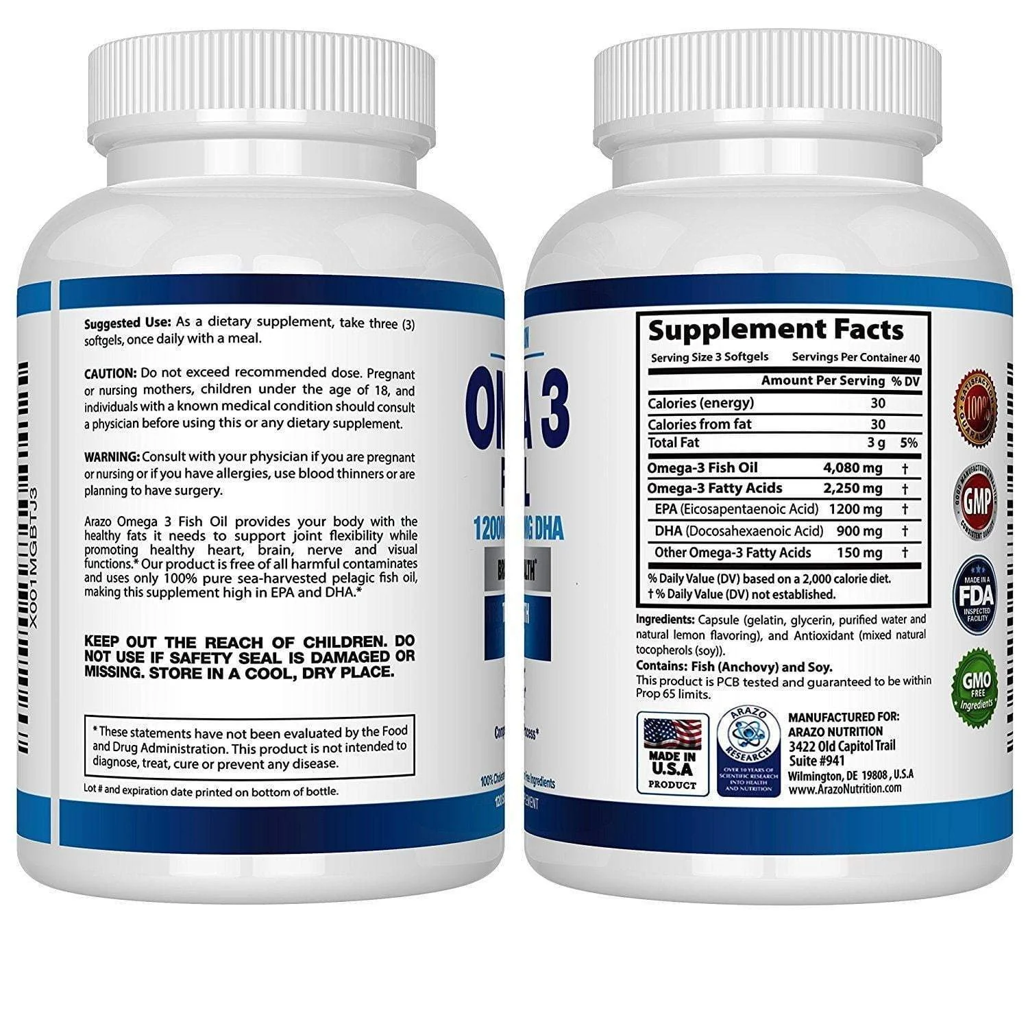 Omega-3 Fish Oil EPA – Wild-Caught, Mercury-Free Softgels for Heart and Brain Health - Image 3