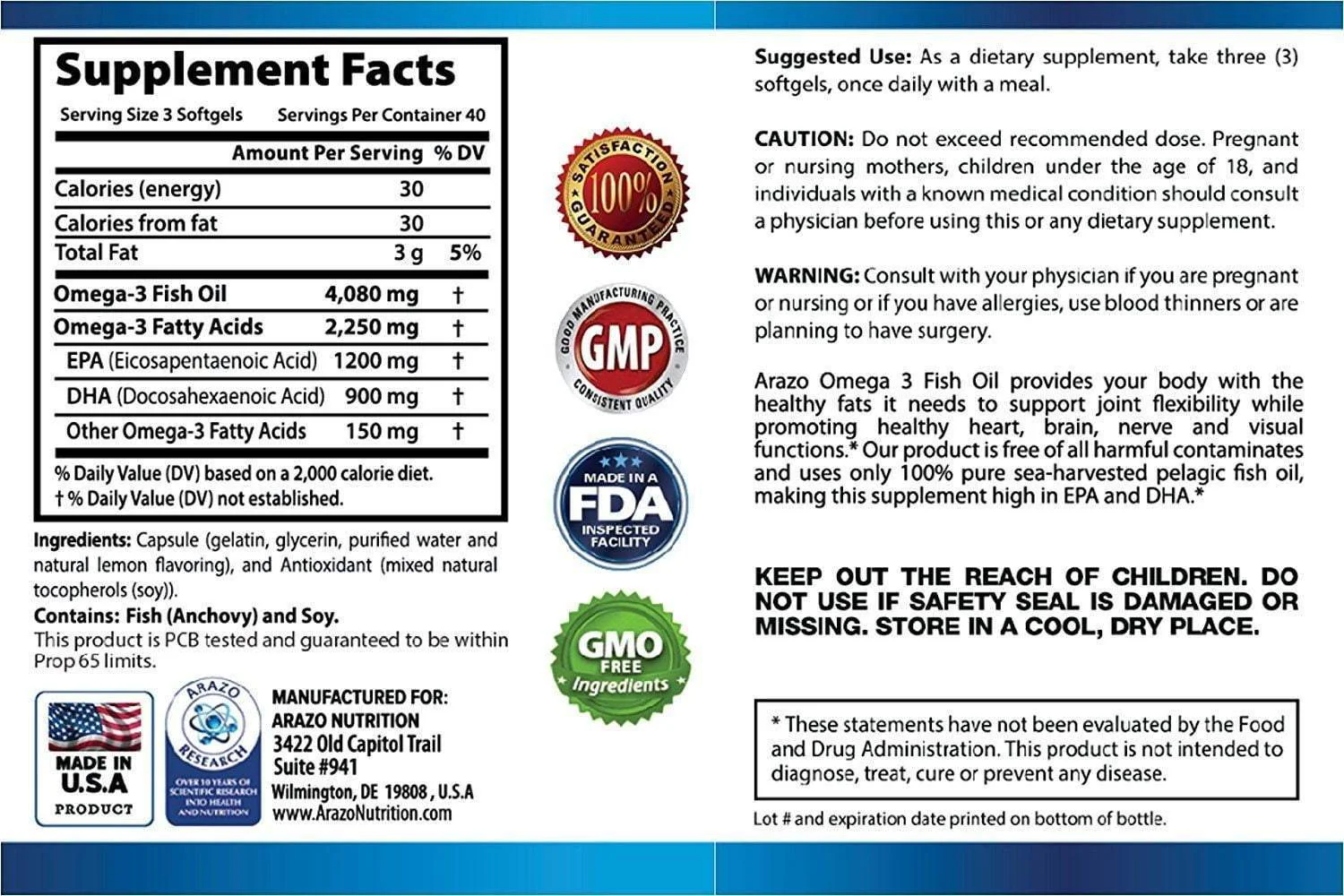 Omega-3 Fish Oil EPA – Wild-Caught, Mercury-Free Softgels for Heart and Brain Health - Image 4