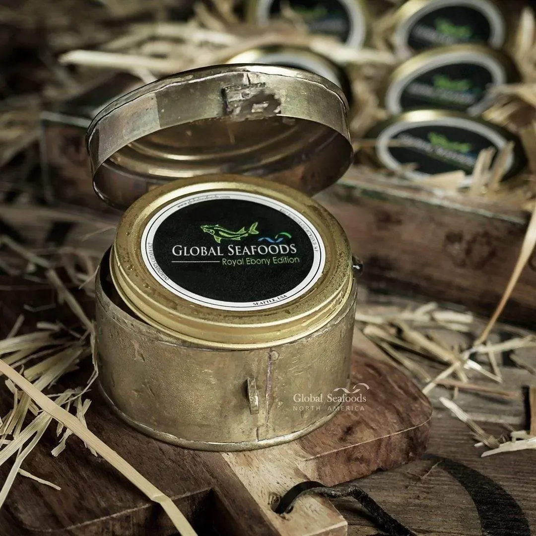 Buy Ossetra Sturgeon Caviar - Royal Crown | Premium & Sustainably Sourced - Image 3