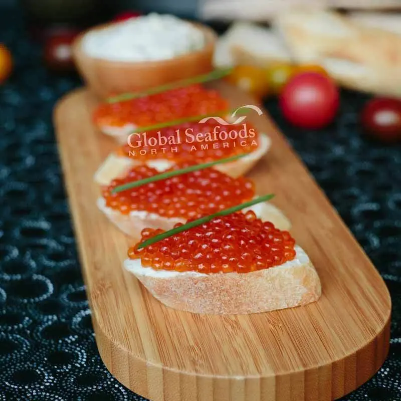 Pink Salmon Caviar – Mild, Delicate, Wild-Caught Salmon Roe | Global Seafoods - Image 3